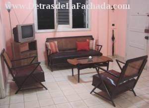 View of the room (at night)