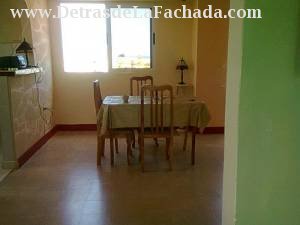 Dining room with American kitchen