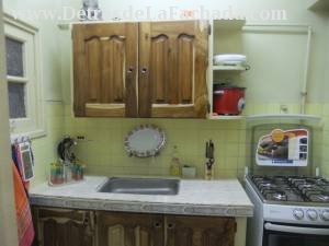 The apartment kitchen