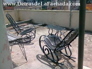 Private terrace on the roof