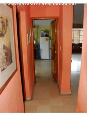 Hallway between rooms