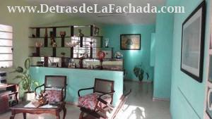 The room and behind the dining room