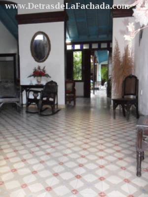 Side view of the room