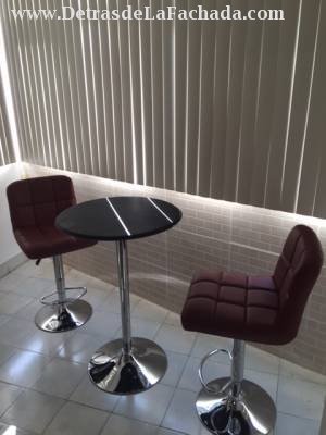 Balcony with crystals