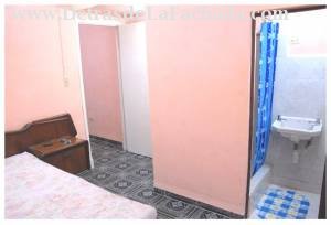 Bedroom and bathroom