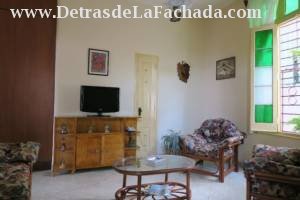 Living Room (16 m2 - 172 sq ft) with TV and ceilin