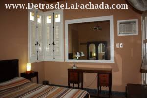 Room with double bed