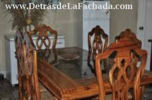 Dining room of the home of Miriam