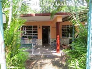 Fachada de la casa , acojedora y bella