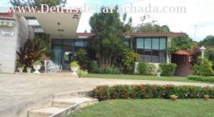 Facade of the building