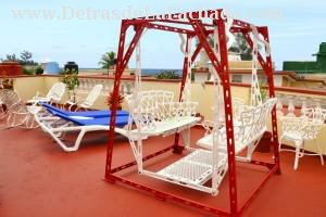 Terrace with view to the sea hostel Ciro and lourd