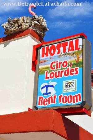 Poster master of the Hostal Ciro and Lourdes