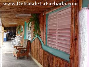 Entrada a las habitaciones