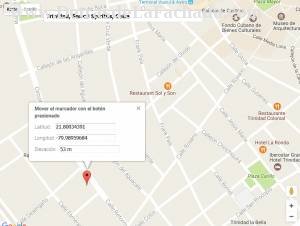 Calle Reforma # 411 A entre calle Desengaño y calle Rosario.