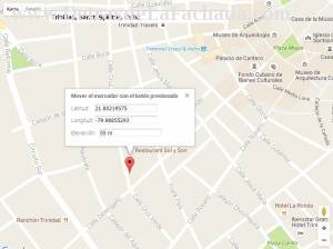 Calle Cruz Verde # 84-A (altos) entre calle Desengaño y callejón de las Angarillas.