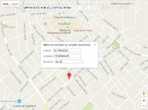 Calle Santo Domingo # 169-A entre calle Borrell y calle Jesús María.