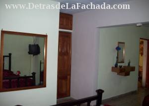 Entrance to the bathroom of the room