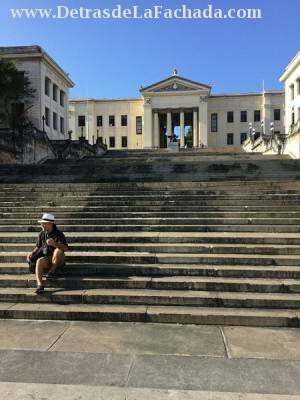 Very close to the hostel Havana University