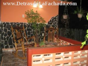 Balcony in the evening