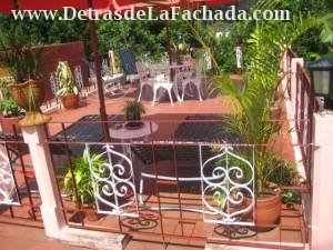Roof terrace with view to the mountains