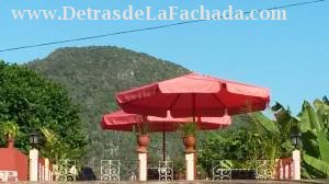 Roof terrace with view to the mountains