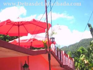 Terrace above the roof