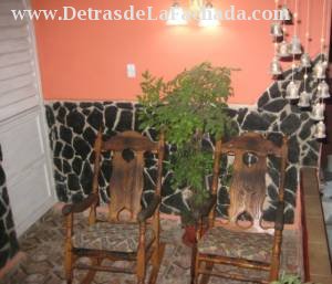 Balcony in the evening