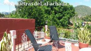 Terrace above the roof