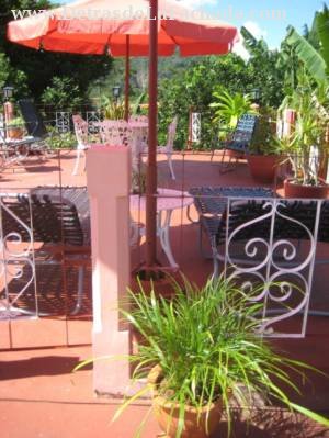 Terrace above the roof