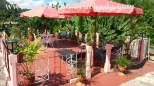 Roof terrace with view to the mountains