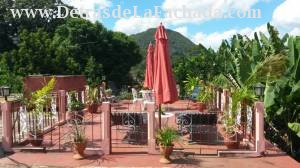 Roof terrace with view to the mountains