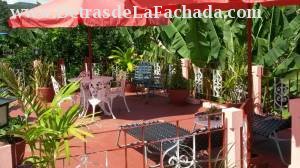 Roof terrace with view to the mountains