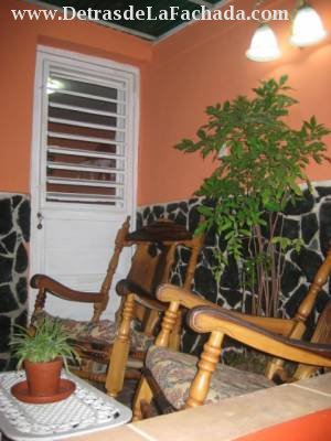 Balcony in the evening