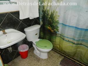 Entrance to bathroom of room No.1