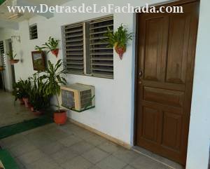 Entrances to the rooms