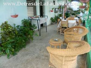 Seen from the front side terrace