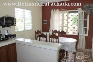 Dining room and kitchen Casa Novoa