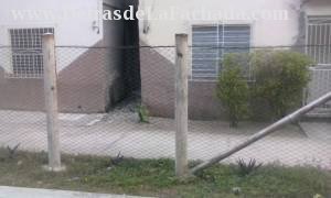 Vista del balcón hacia el frente de la casa.