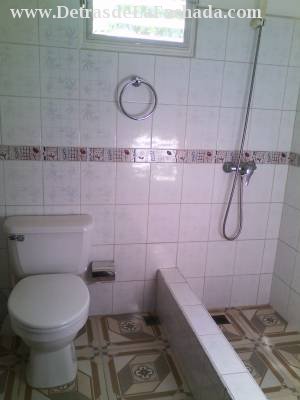 Bathroom with hot water