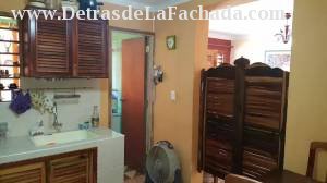 Kitchen and access to the patio