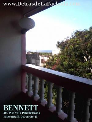 Terrace overlooking the sea