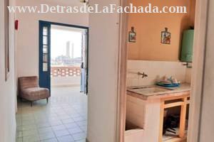 Kitchen and part of the hall