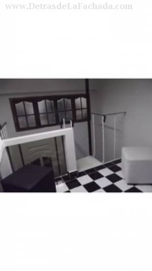 One of the bedrooms with two floors