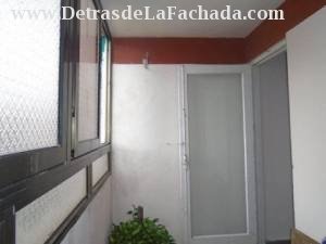Balcony with glass windows