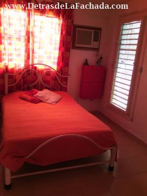 Bedroom with stairs to the roof terrace