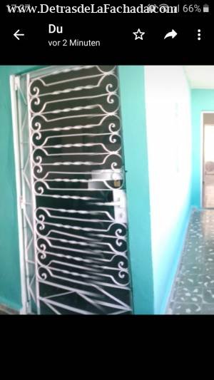 Reja de Hierro recién pintada