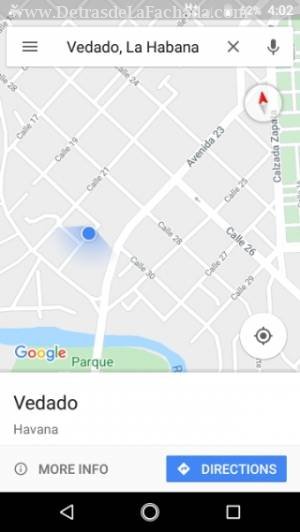 Localización en mapa