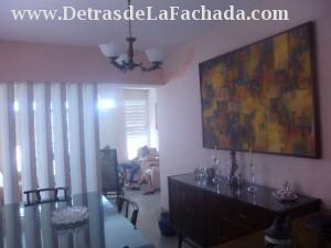 View from the dining room to the room