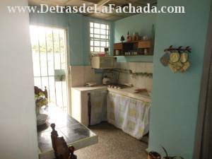 Kitchen and rear entrance