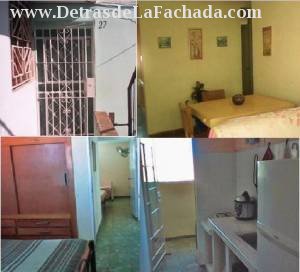 Facade, quarters and kitchen